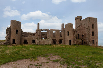 Slains Castle front elevation