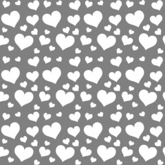 Valentine day, Hearts Seamless Pattern for party, anniversary, birthday. Design for banner, poster, card, invitation and scrapbook 