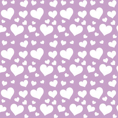 Valentine day, Hearts Seamless Pattern for party, anniversary, birthday. Design for banner, poster, card, invitation and scrapbook 