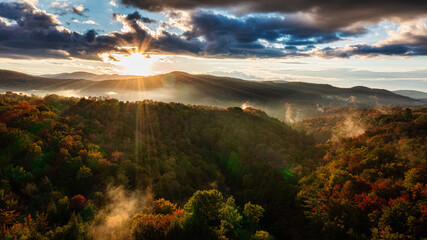 Autumn Sunrise
The clouds were so low, and were so quickly moving, I thought it would make for an awesome drone shot.