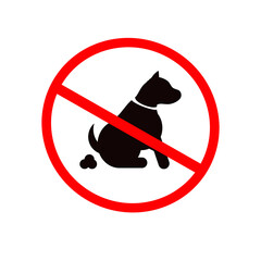 Fototapeta Zakaz wyprowadzania psów obraz