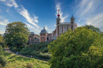 Greenwich Observatory in London - obrazy, fototapety, plakaty