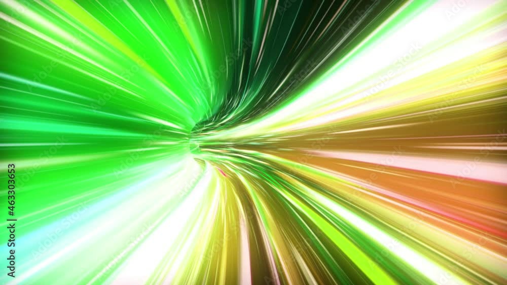 Aufkleber wormhole through time and space, warp through science fiction. abstract jump in space in hyperspace.