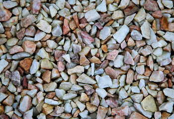 The structure of stone, brick and concrete as a background wallpaper or texture in photos taken in September 2021 in Masuria and Podlasie in Poland.