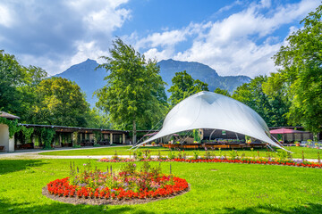 Kurpark, Garmisch-Partenkirchen, Bayern, Deutschland 