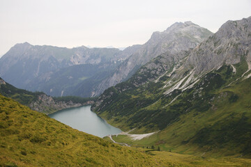 Panorama of Tappenkarsee valley, Austria