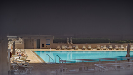 empty swimming pool in Malta 