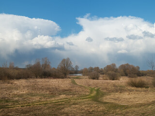 spring river landscape