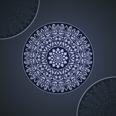 Luxury mandala background with golden arabesque pattern Arabic Islamic east style.decorative mandala for print, poster, cover, brochure, flyer, banner.