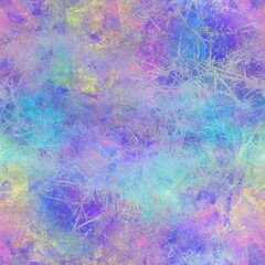 Seamless iridescent rainbow light pattern for print. High quality illustration. Swirly mix of pastel colors resembling holographic foil. Fantasy spectrum mermaid fantastical pattern for print.