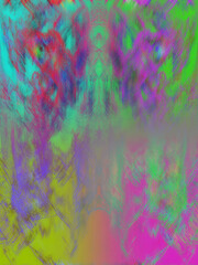Abstract iridescent grunge blur background image.