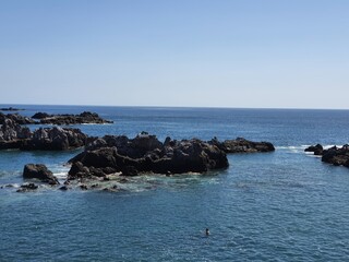 rocks in the sea