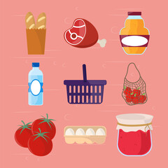 fresh grocery purchase