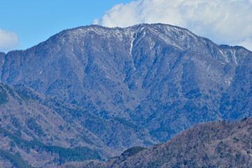 Obraz premium 丹沢の大野山より大室山を望む