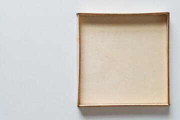 Fototapeta premium plain wooden box