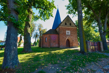 Dorfkirche Ludorf, Gemeinde Südmüritz, Mecklenburg-Vorpommern, Deutschland