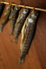 天然ヤマメの手作り燻製