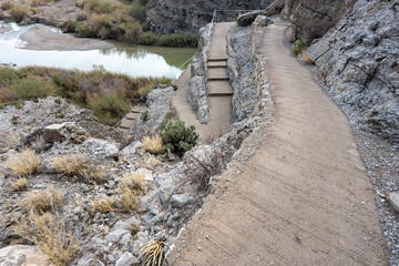Switchback Trail Leading Into Santa Elena Canyon
