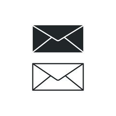 Envelope vector icon illustration sign 
