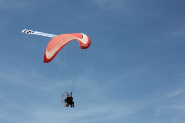 picture of a kite hanging from the sand dunes on the beach of the famous city of Yogyakarta in Indonesia