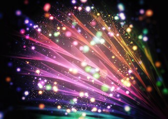 Fototapeta premium カラフルな光の抽象的な背景