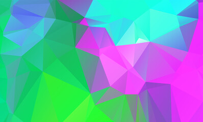 low poly geometric Background with abstract pattern made of purple geometric shapes