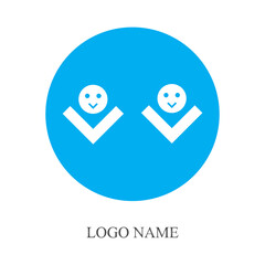 Community, network and social icon design template