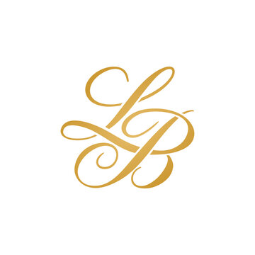 LB initial monogram logo