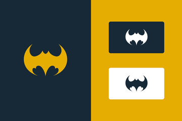 Abstract minimalistic flat logo design 