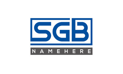 SGB creative three letters logo