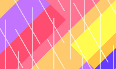 Fototapeta premium stack of slanted color plaid background and stripes