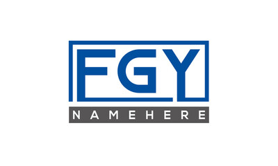 FGY creative three letters logo	