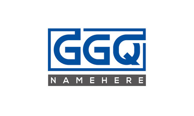 GGQ creative three letters logo	