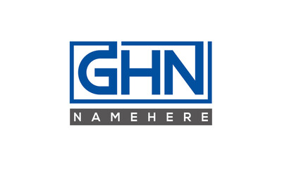 GHN creative three letters logo	