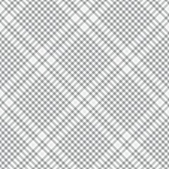 White Diagonal Plaid Tartan textured Seamless Pattern Design