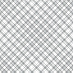 White Diagonal Plaid Tartan textured Seamless Pattern Design