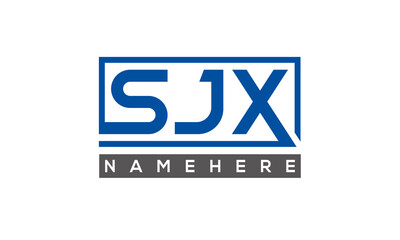 SJX creative three letters logo