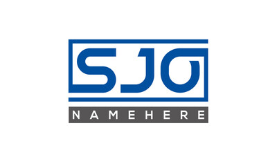 SJO creative three letters logo