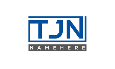 TJN creative three letters logo