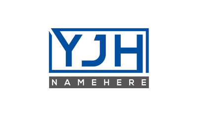 YJH creative three letters logo