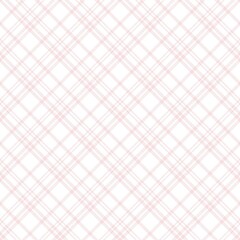 Pink Diagonal Plaid Tartan textured Seamless Pattern Design