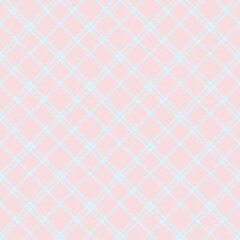 Pink Diagonal Plaid Tartan textured Seamless Pattern Design