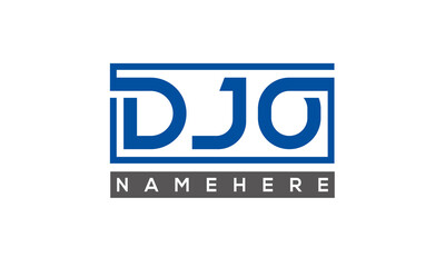 DJO creative three letters logo