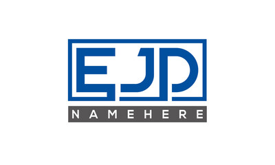 EJD creative three letters logo