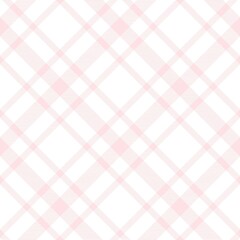 Pink Diagonal Plaid Tartan textured Seamless Pattern Design