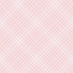 Pink Diagonal Plaid Tartan textured Seamless Pattern Design