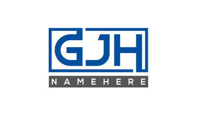 GJH creative three letters logo