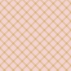 Fototapeta premium Pink Diagonal Plaid Tartan textured Seamless Pattern Design
