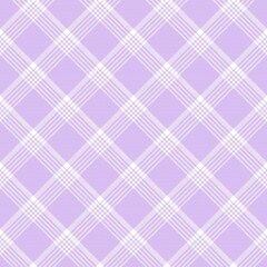 Purple Diagonal Plaid Tartan textured Seamless Pattern Design