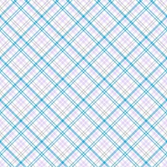 Purple Diagonal Plaid Tartan textured Seamless Pattern Design